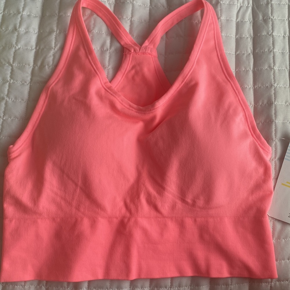 Hot Pink Racerback tank - Picture 2 of 4